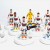 Subbuteo Andrew Table Soccer Genoa away kit 2019-20 on WSB Professional bases